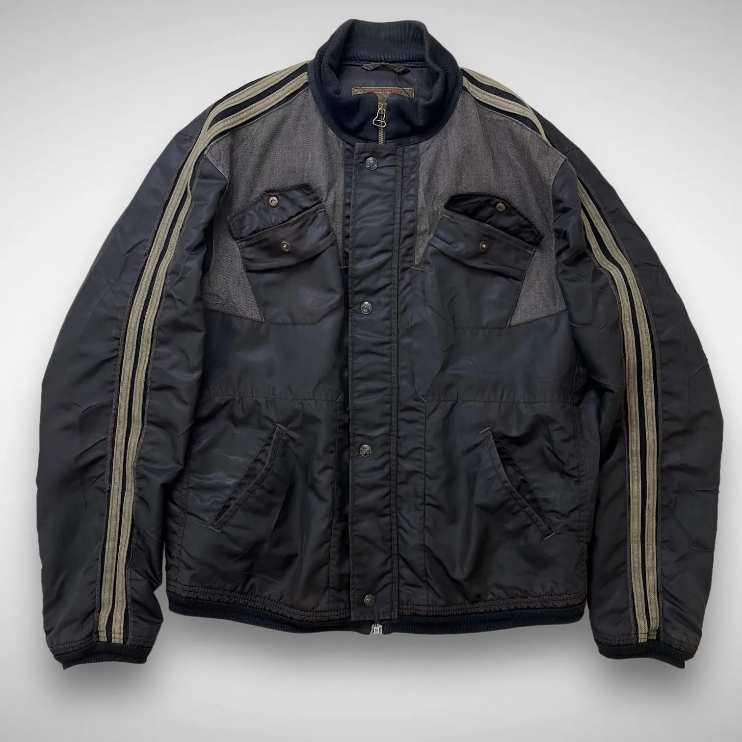 M F Girbaud Nylon Bomber Jacket (2000s)