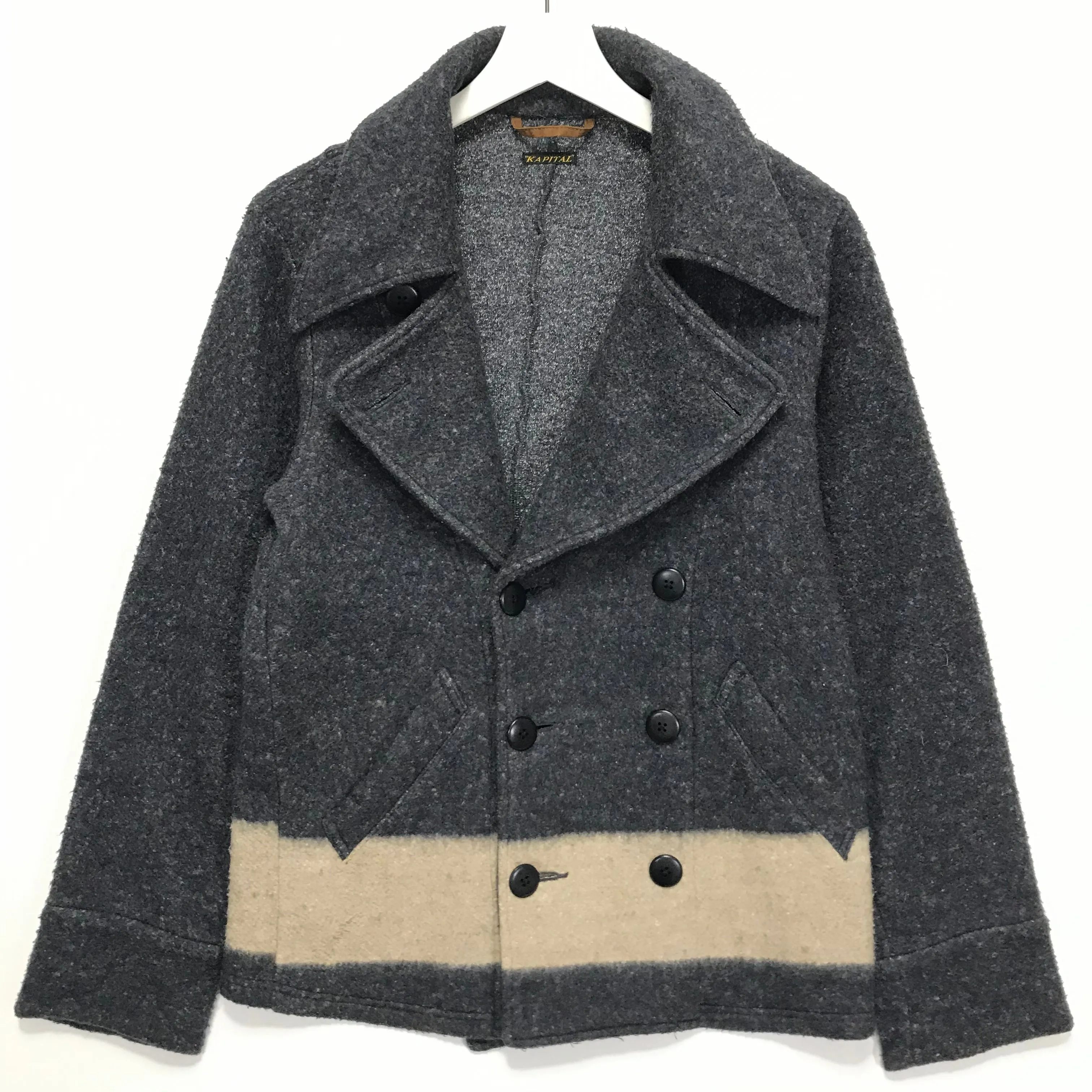 [M] Kapital Fleece Pea Coat