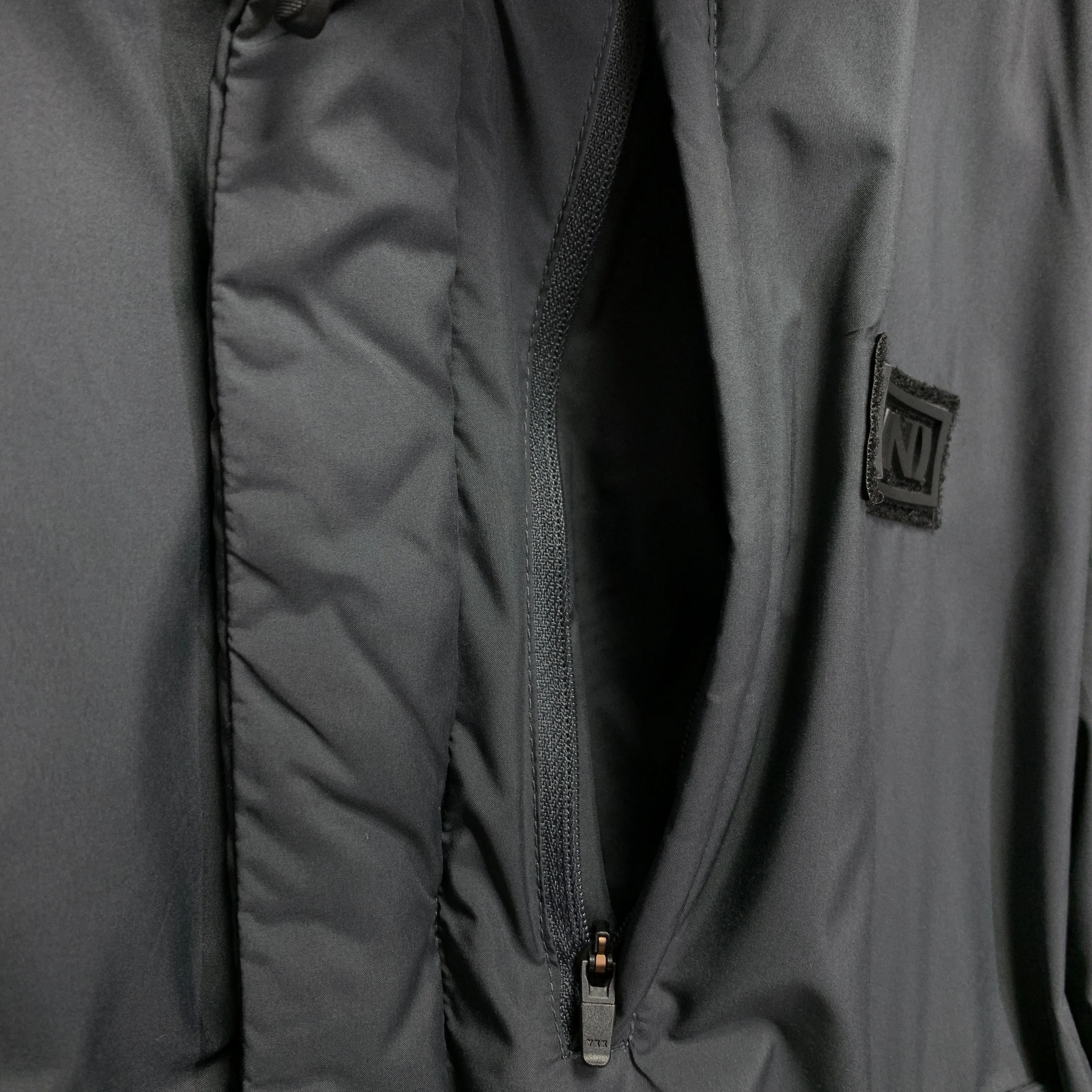 [M] Number Nine Logo Down Puffer Jacket Charcoal