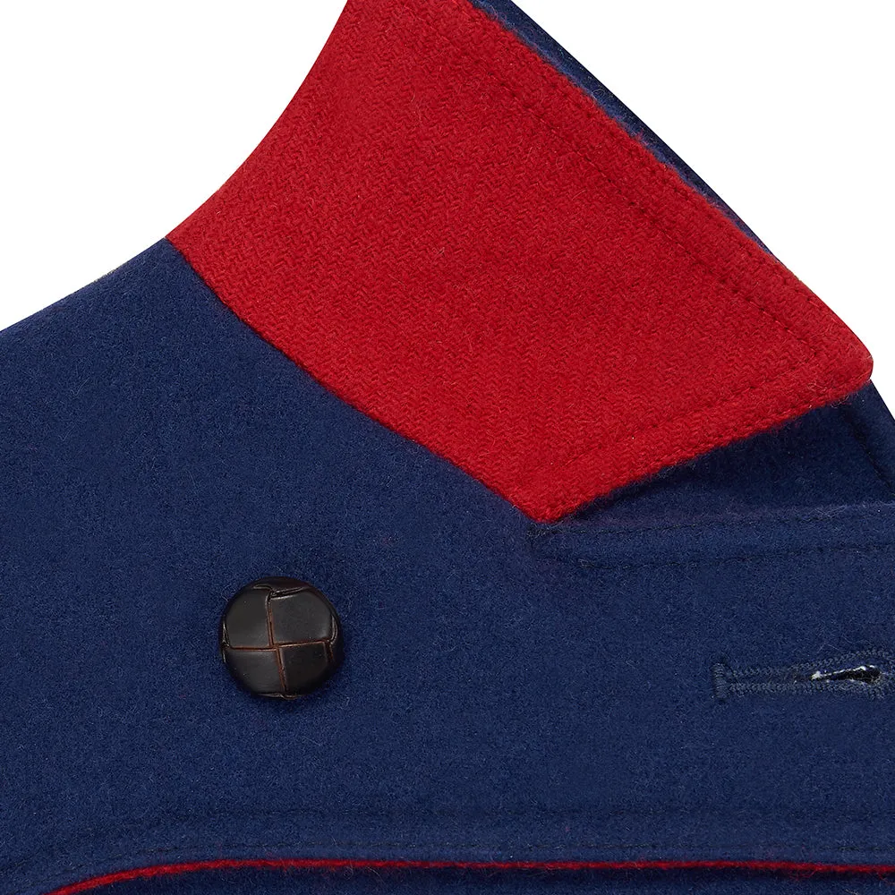 Marylebone Boys Pea Coat - Portland Blue