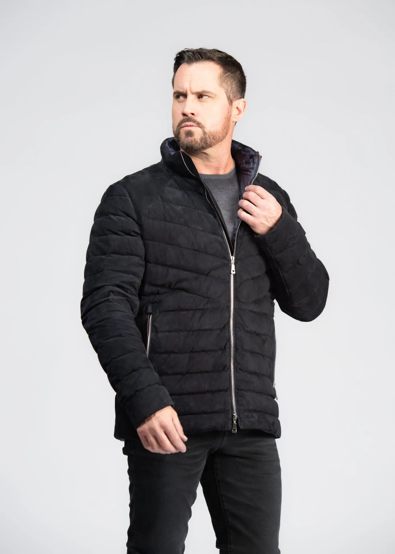 Matisse Suede Light Down-Filled Jacket