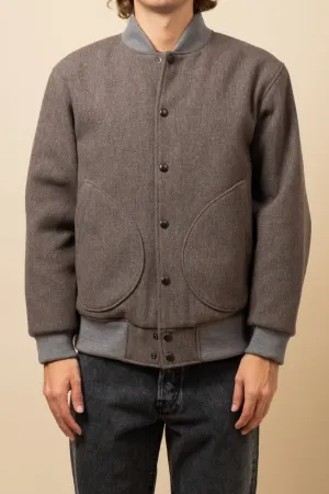 Melton Award Jacket - Sepia