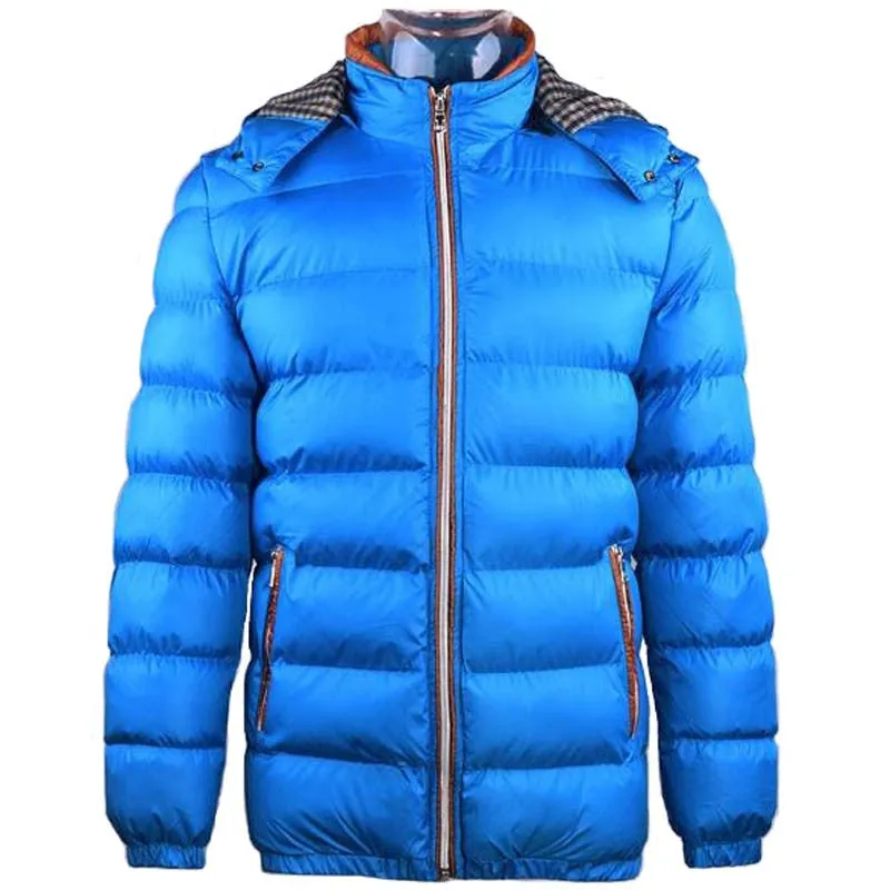 Men Fashion Casual Down Parka Hooded Man Coat Jacket Windproof High Plus Size MWM516