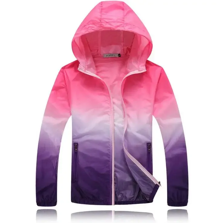 Men Women Kids Teens Summer Ultra-thin Ultra-light Camping Jacket Anti-UV Quick Dry Skin Coat Sports Windbreaker Custom Logo