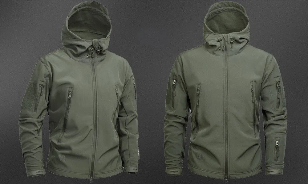 Men's Fleece Jacket Softshell Mountaineer Winter Coat
