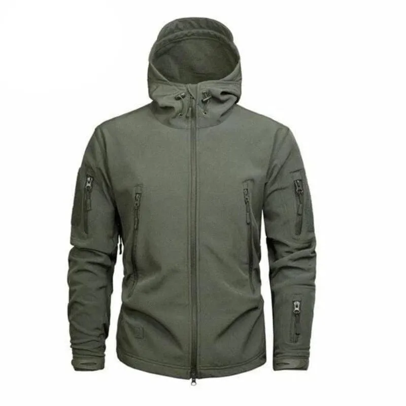 Men's Fleece Jacket Softshell Mountaineer Winter Coat