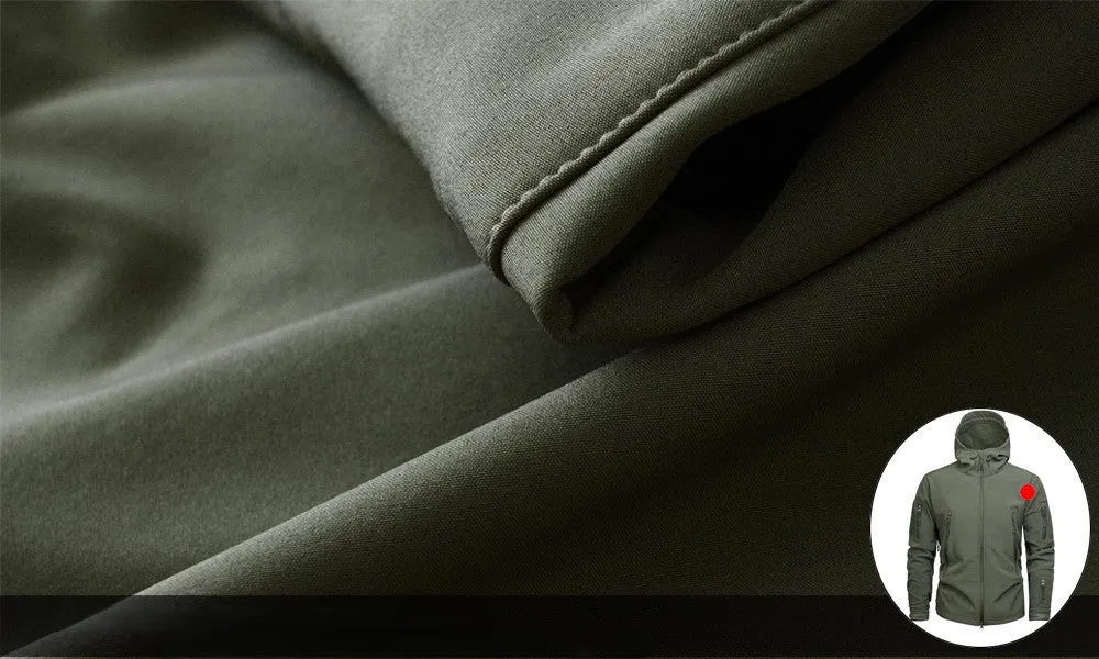 Men's Fleece Jacket Softshell Mountaineer Winter Coat