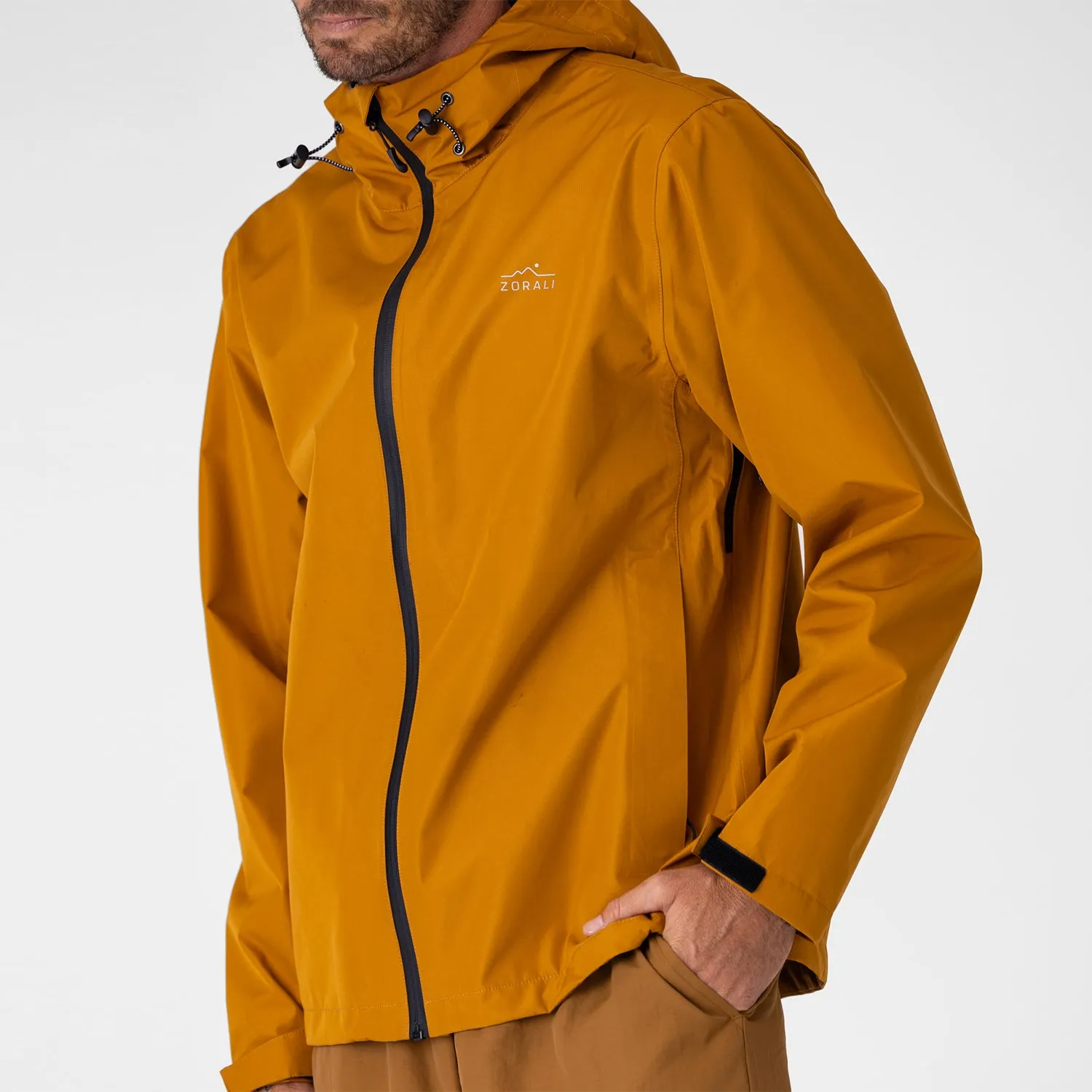 Mens Horizon 3L Rain Jacket Desert Sand