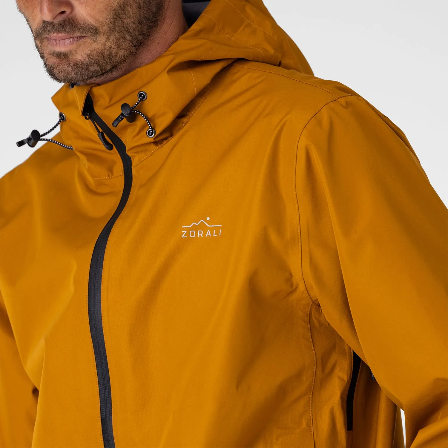 Mens Horizon 3L Rain Jacket Desert Sand