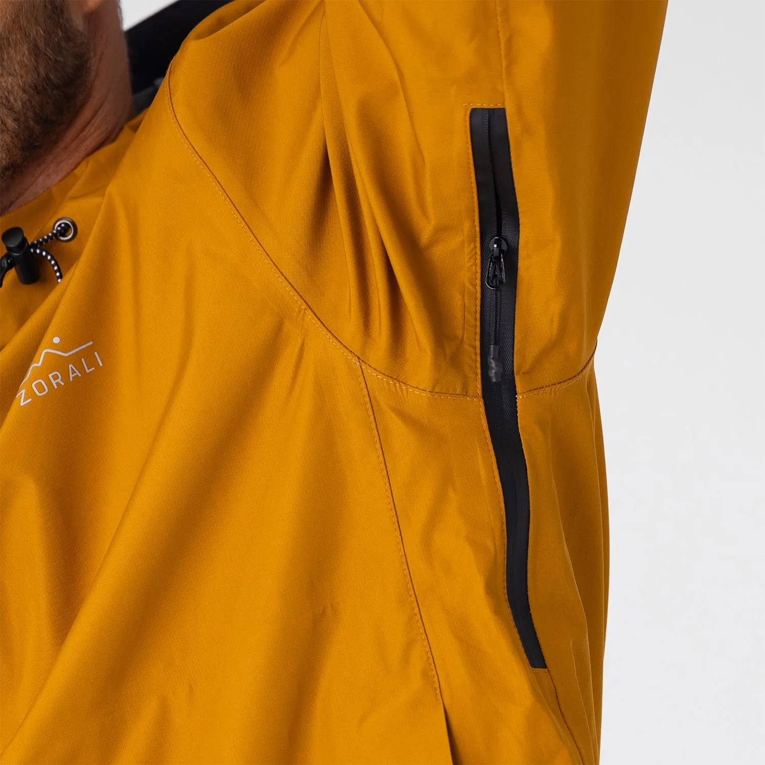 Mens Horizon 3L Rain Jacket Desert Sand