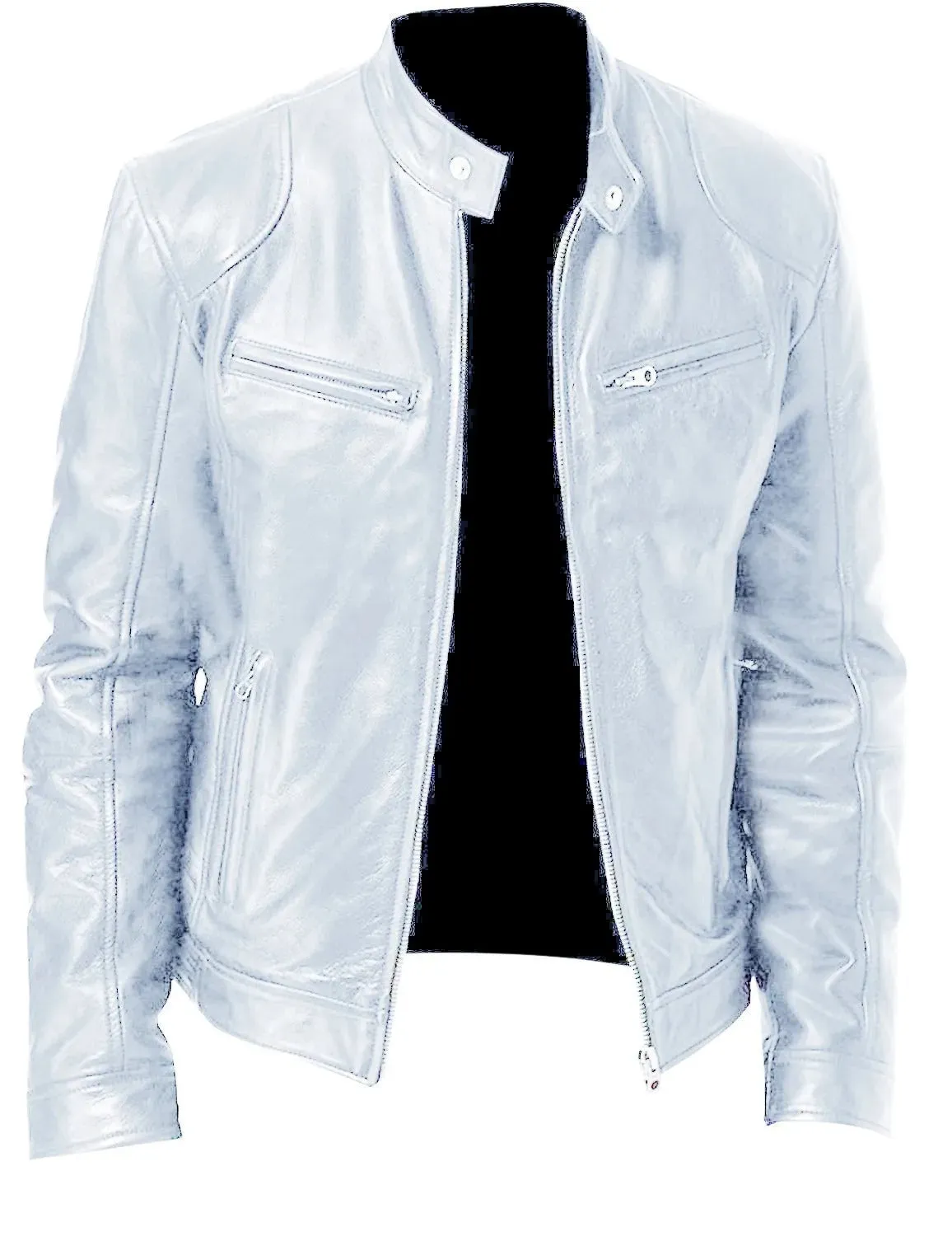 Men's Leather Jacket Stylish Comfortable Warm