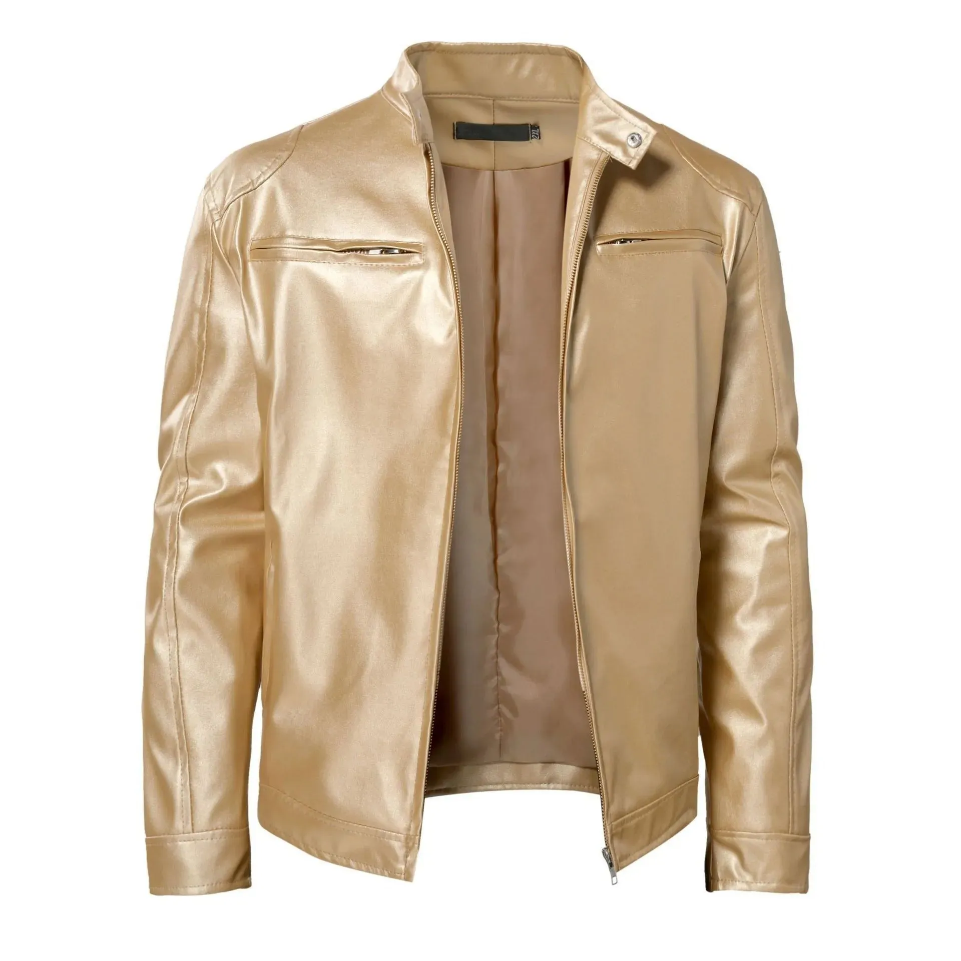Men's Leather Jacket Stylish Comfortable Warm