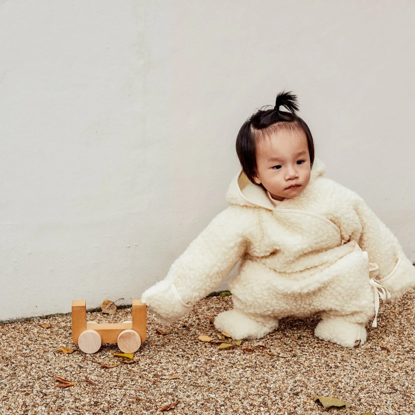Merino Wool Snuggle Suit (Milk)