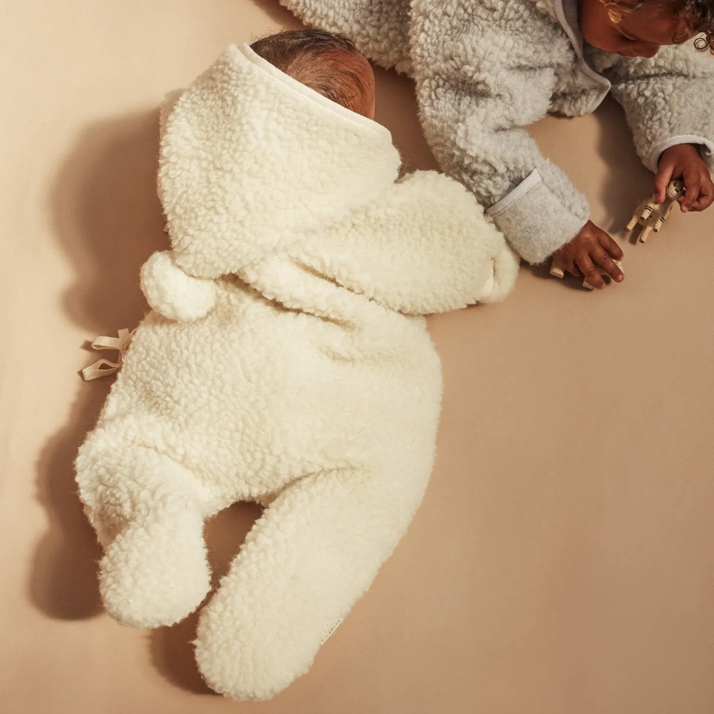 Merino Wool Snuggle Suit (Milk)