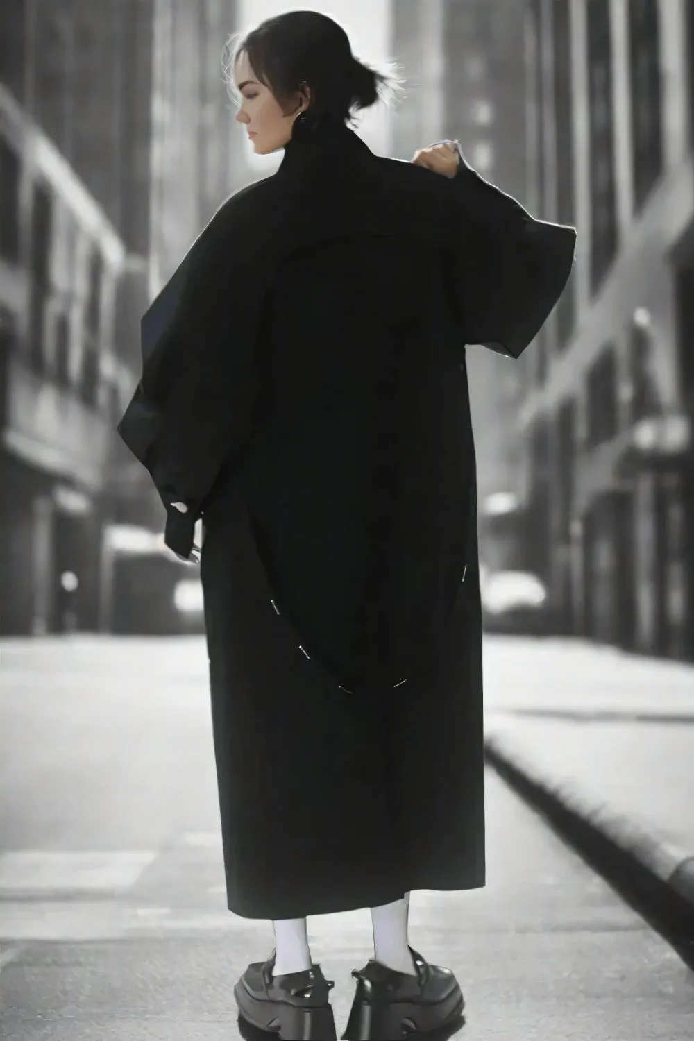 Midnight Rebellion Woolen Coat