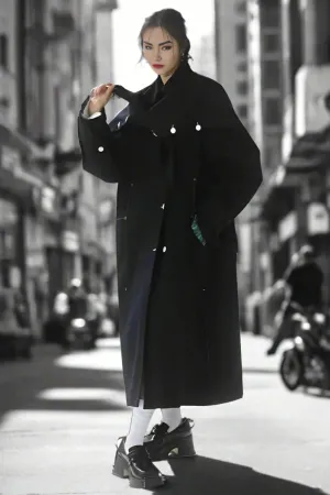 Midnight Rebellion Woolen Coat