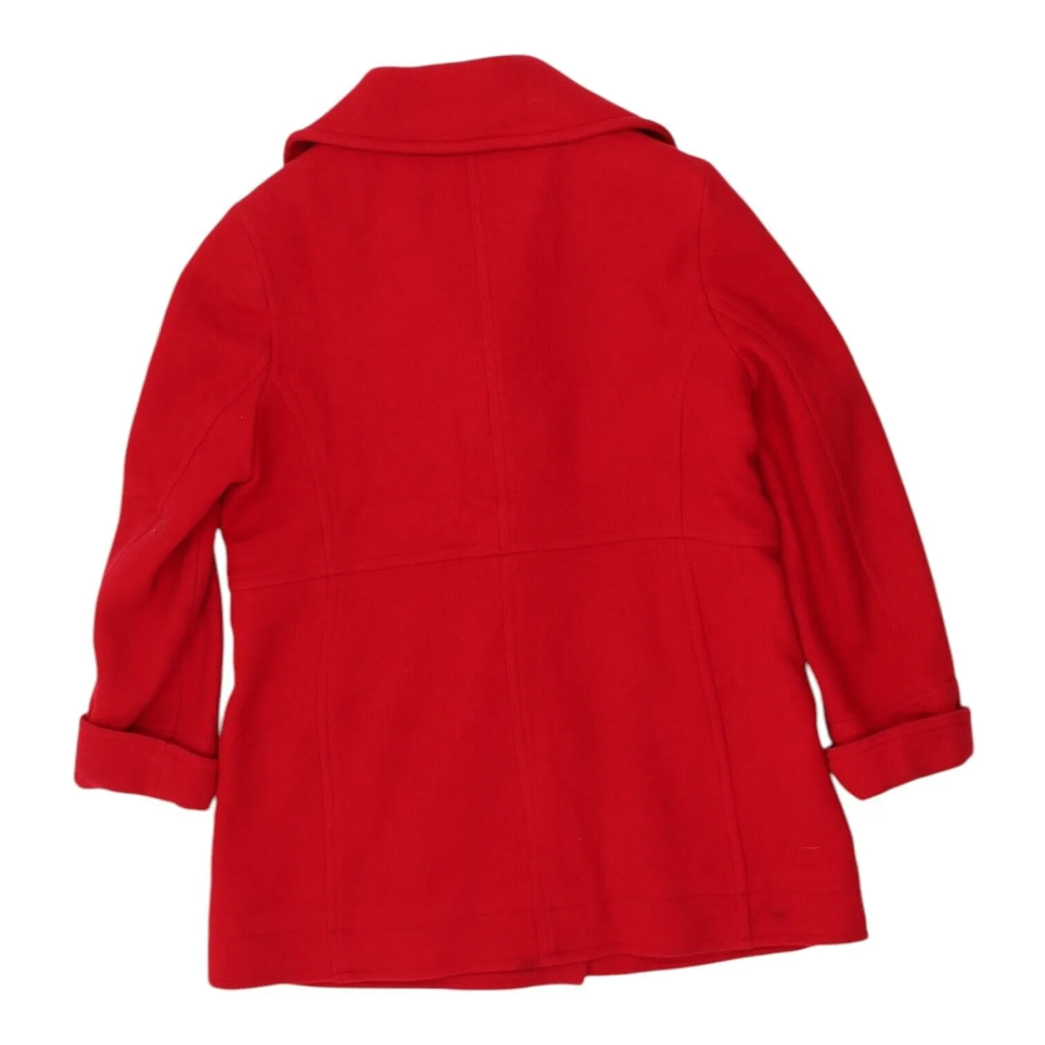 Mirella Matteini Red Peacoat | Vintage Womens Pea Coat Smart Outerwear Jacket