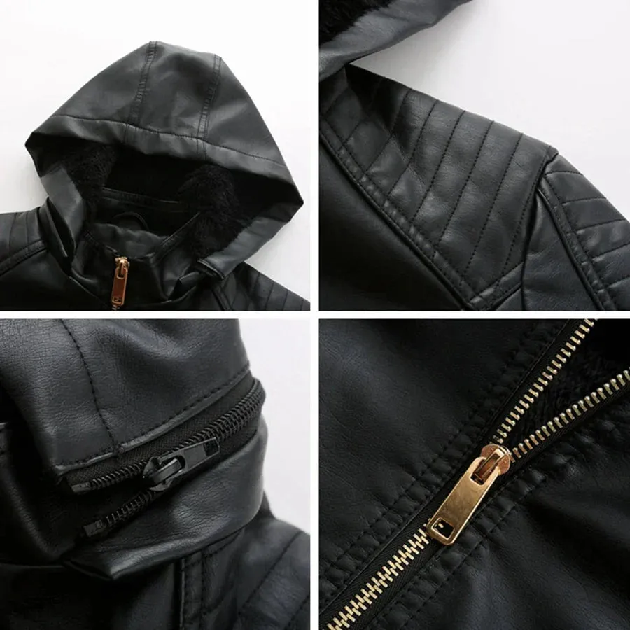 Mirjete - elegant leather jacket for a timeless look