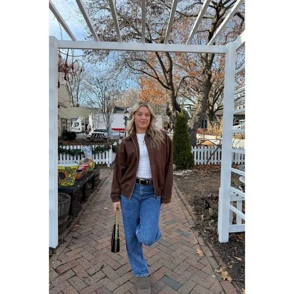 NEW BAILEY ROSE the camden jacket in chocolate brown