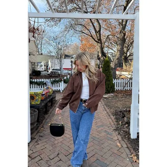 NEW BAILEY ROSE the camden jacket in chocolate brown
