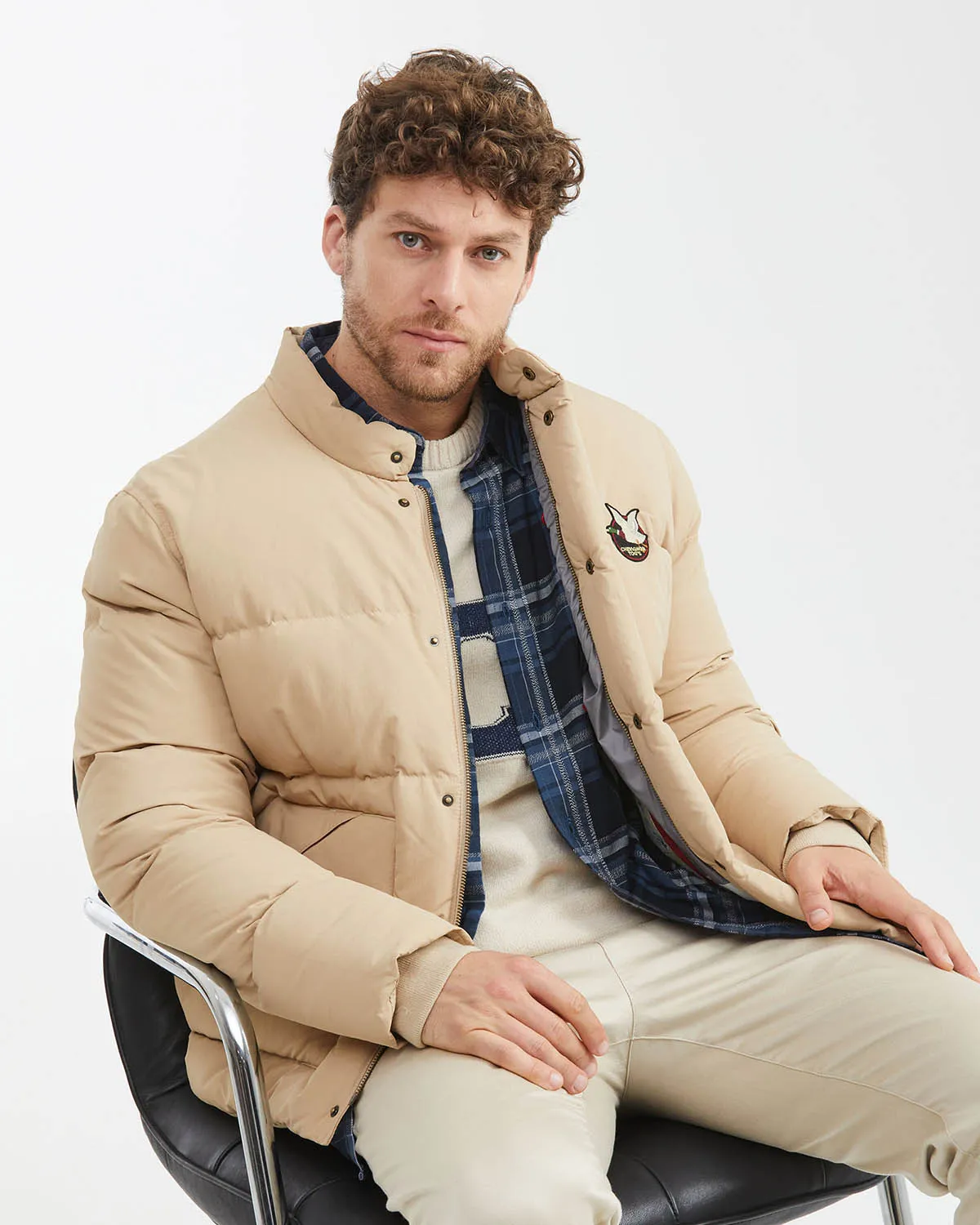 NEW TOGS PUFFER IN BEIGE