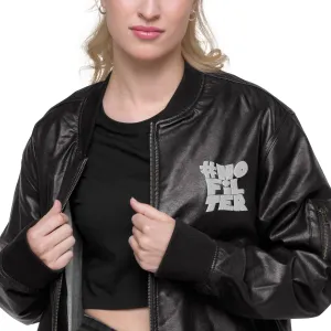 #NoFilter PU Leather Jacket – Bold Statement Outerwear for Unapologetic Style