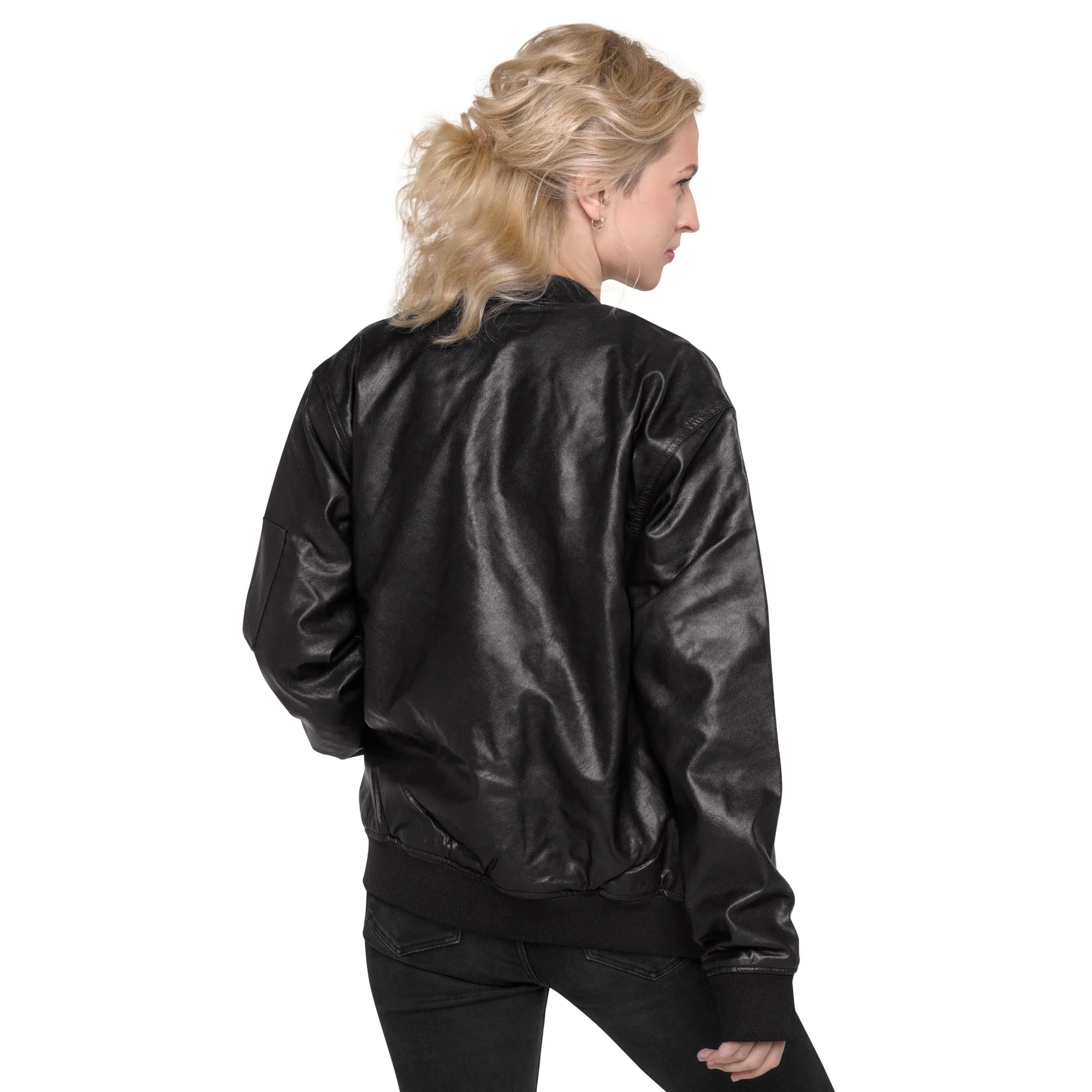 #NoFilter PU Leather Jacket – Bold Statement Outerwear for Unapologetic Style