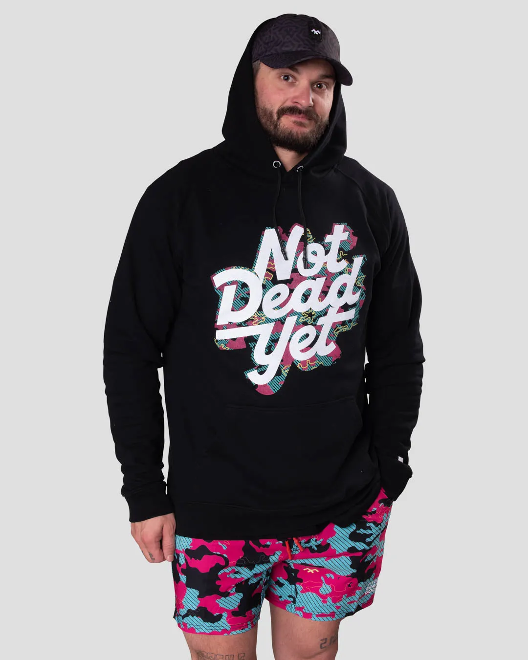 NOT DEAD YET - ELECTRIC - Hoodie - Black