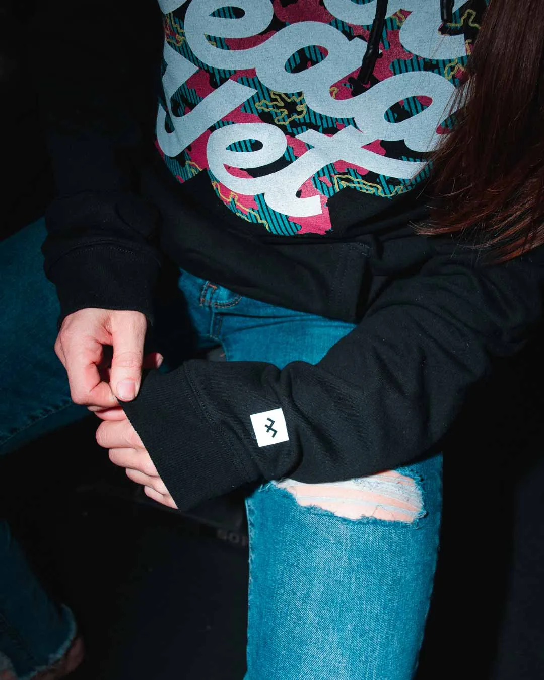 NOT DEAD YET - ELECTRIC - Hoodie - Black