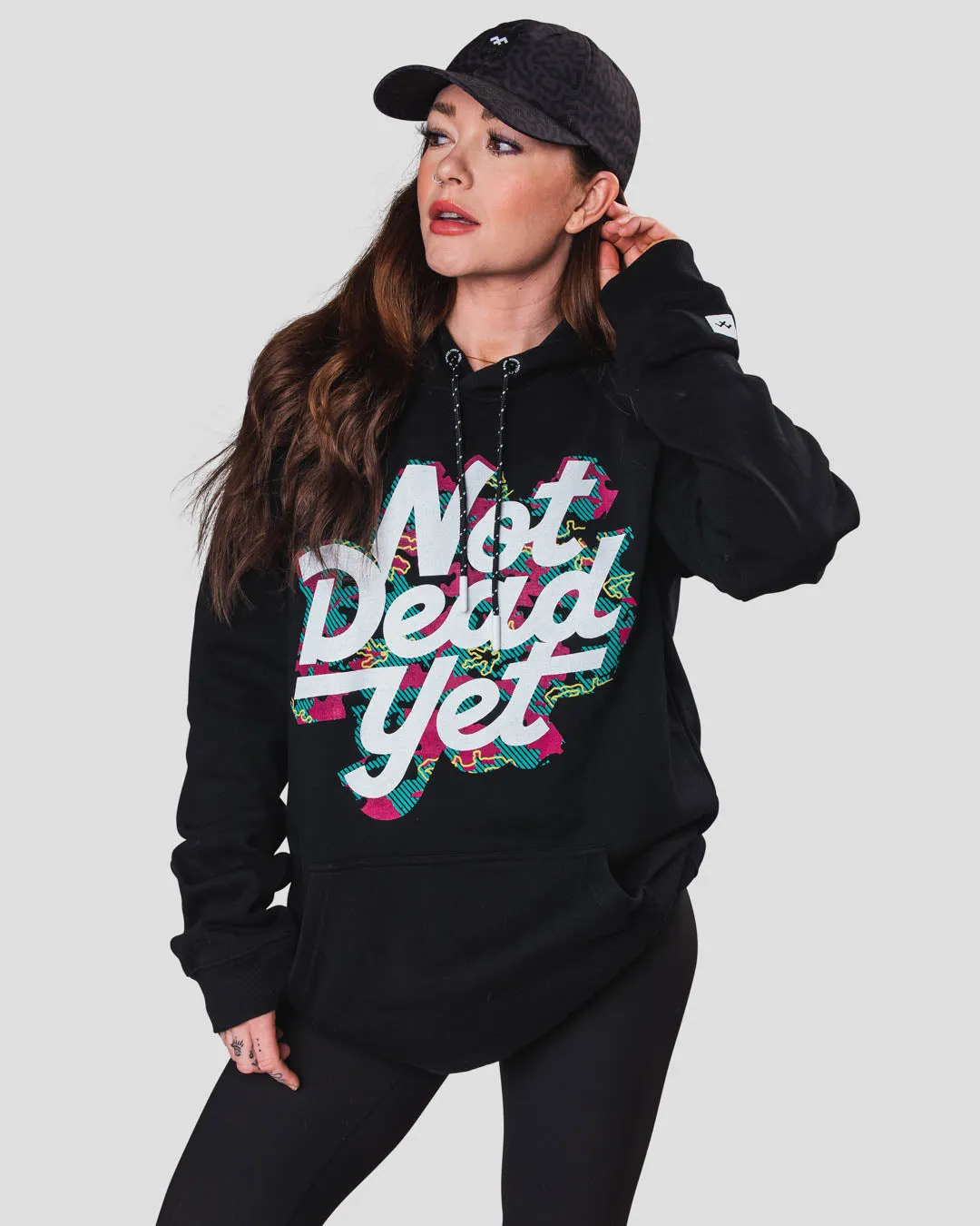 NOT DEAD YET - ELECTRIC - Hoodie - Black