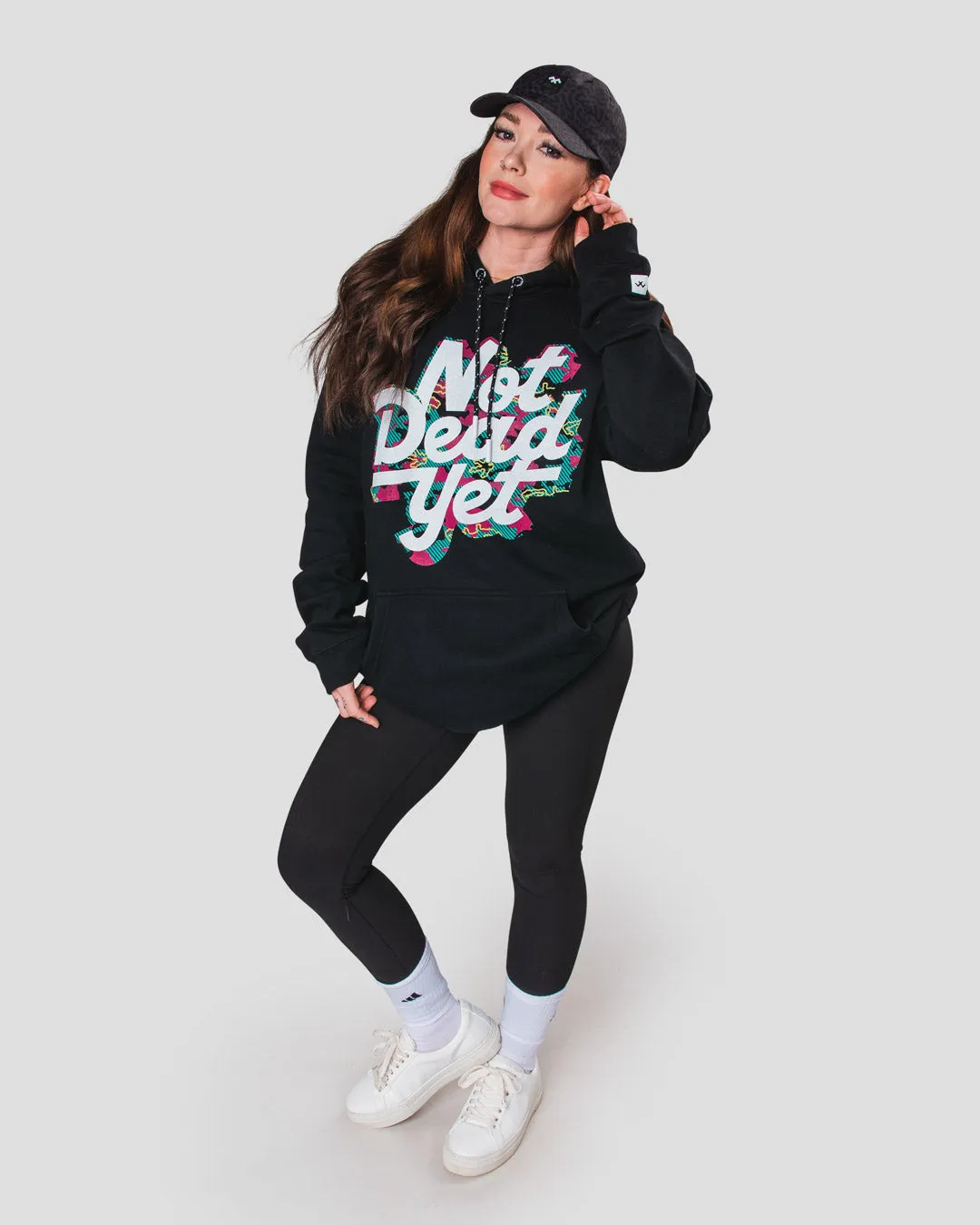 NOT DEAD YET - ELECTRIC - Hoodie - Black