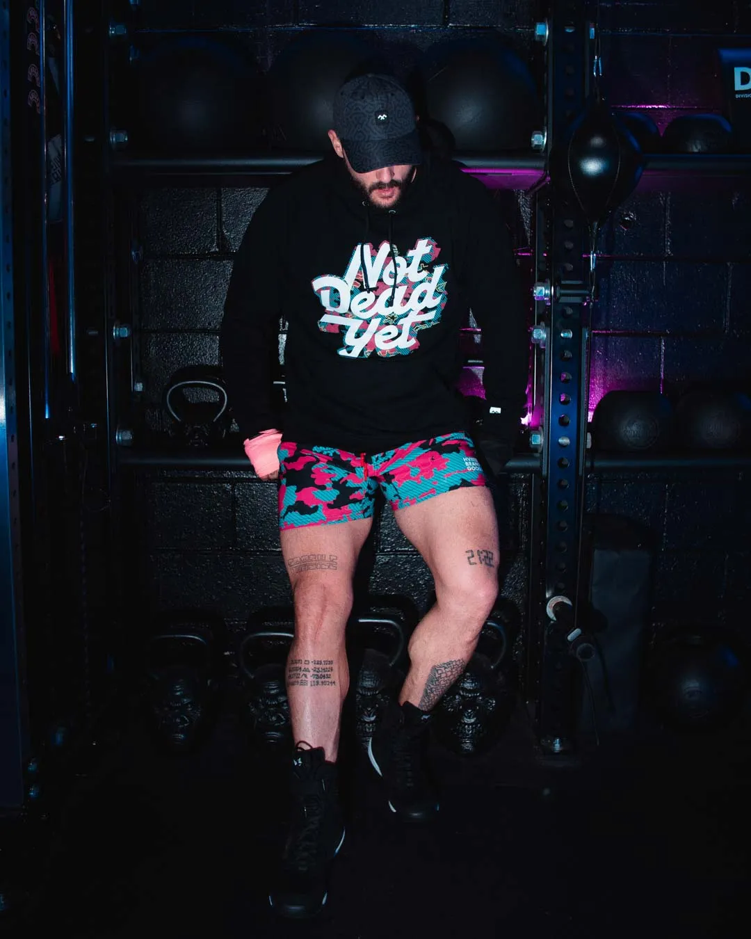 NOT DEAD YET - ELECTRIC - Hoodie - Black
