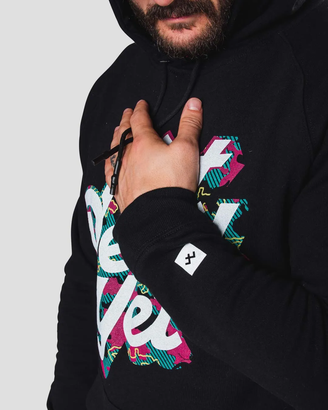 NOT DEAD YET - ELECTRIC - Hoodie - Black