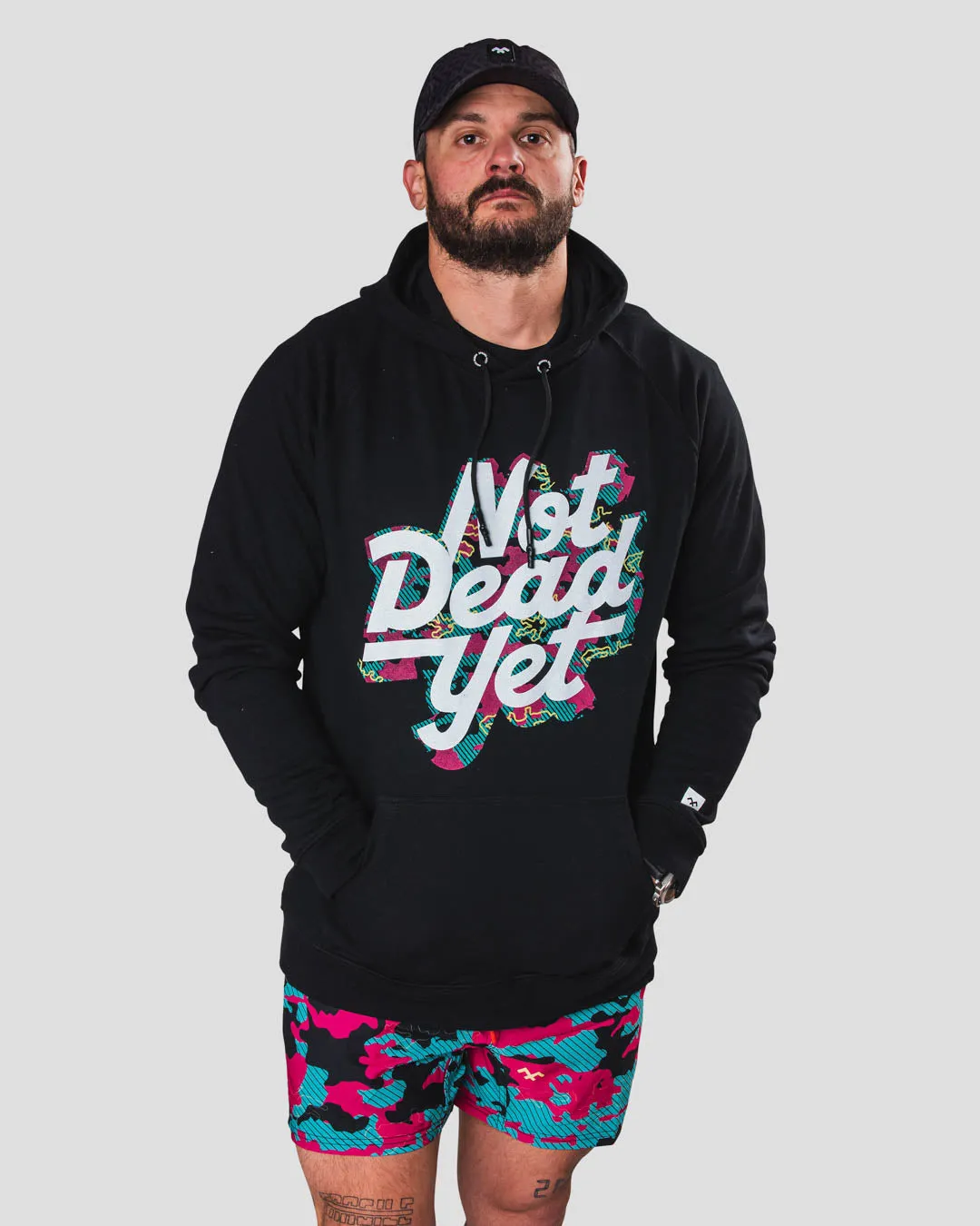 NOT DEAD YET - ELECTRIC - Hoodie - Black