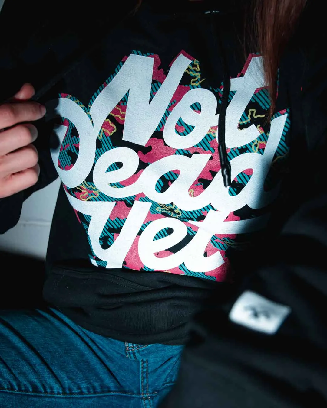 NOT DEAD YET - ELECTRIC - Hoodie - Black