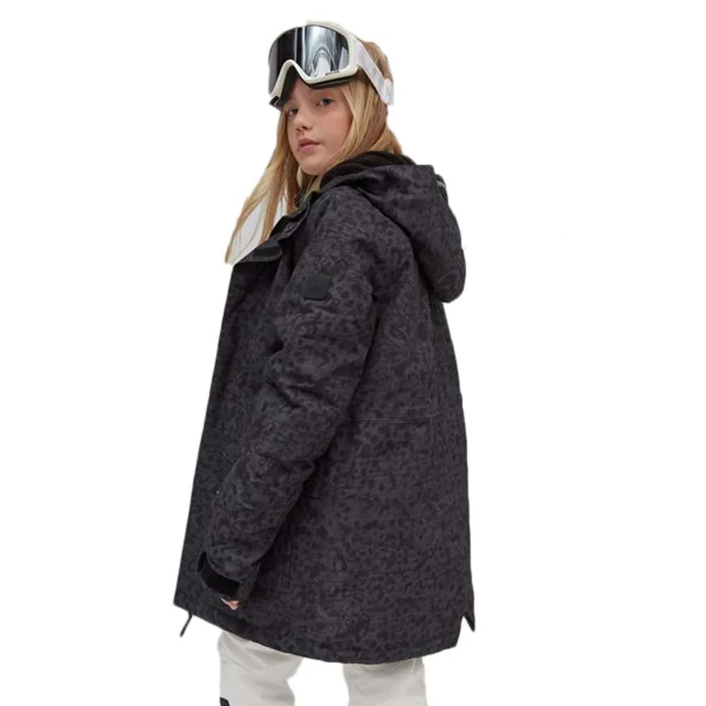 ONeill Zeolite Girls Jacket Grey Print / Black