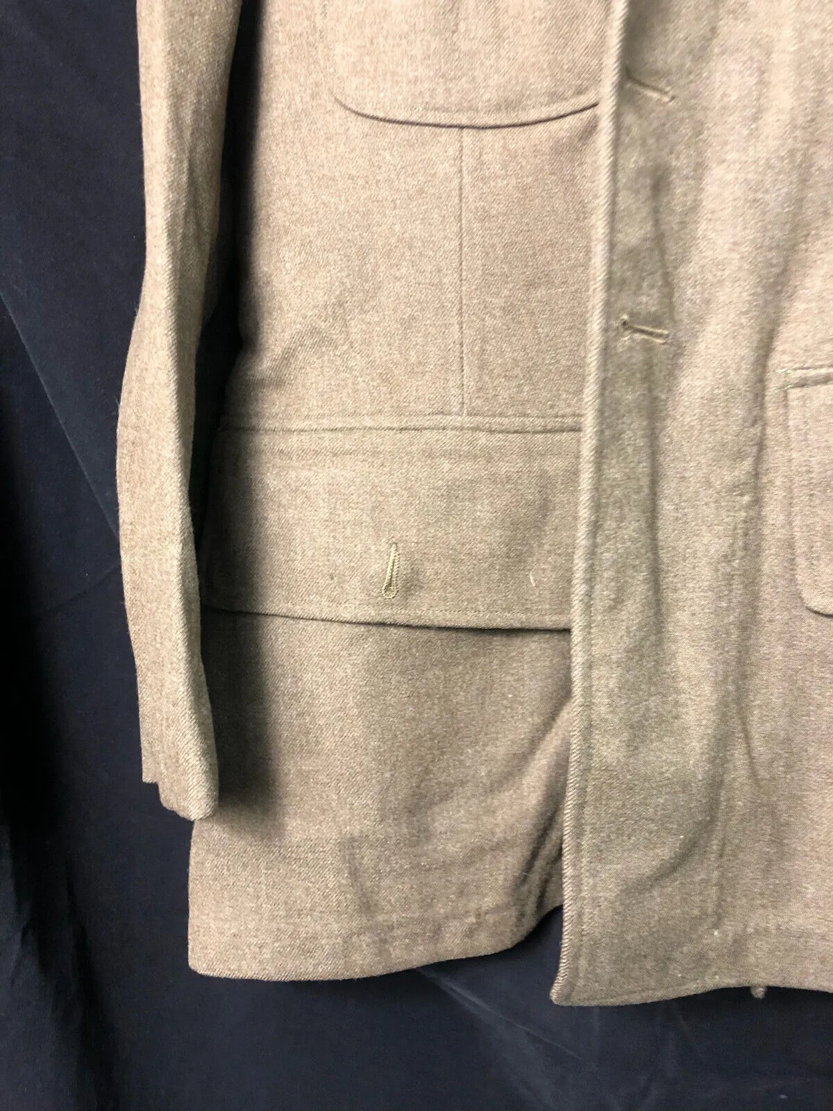Original WW2 US Army Class A Dress Jacket 1941 - Private Ryan Prop - 38" STUB