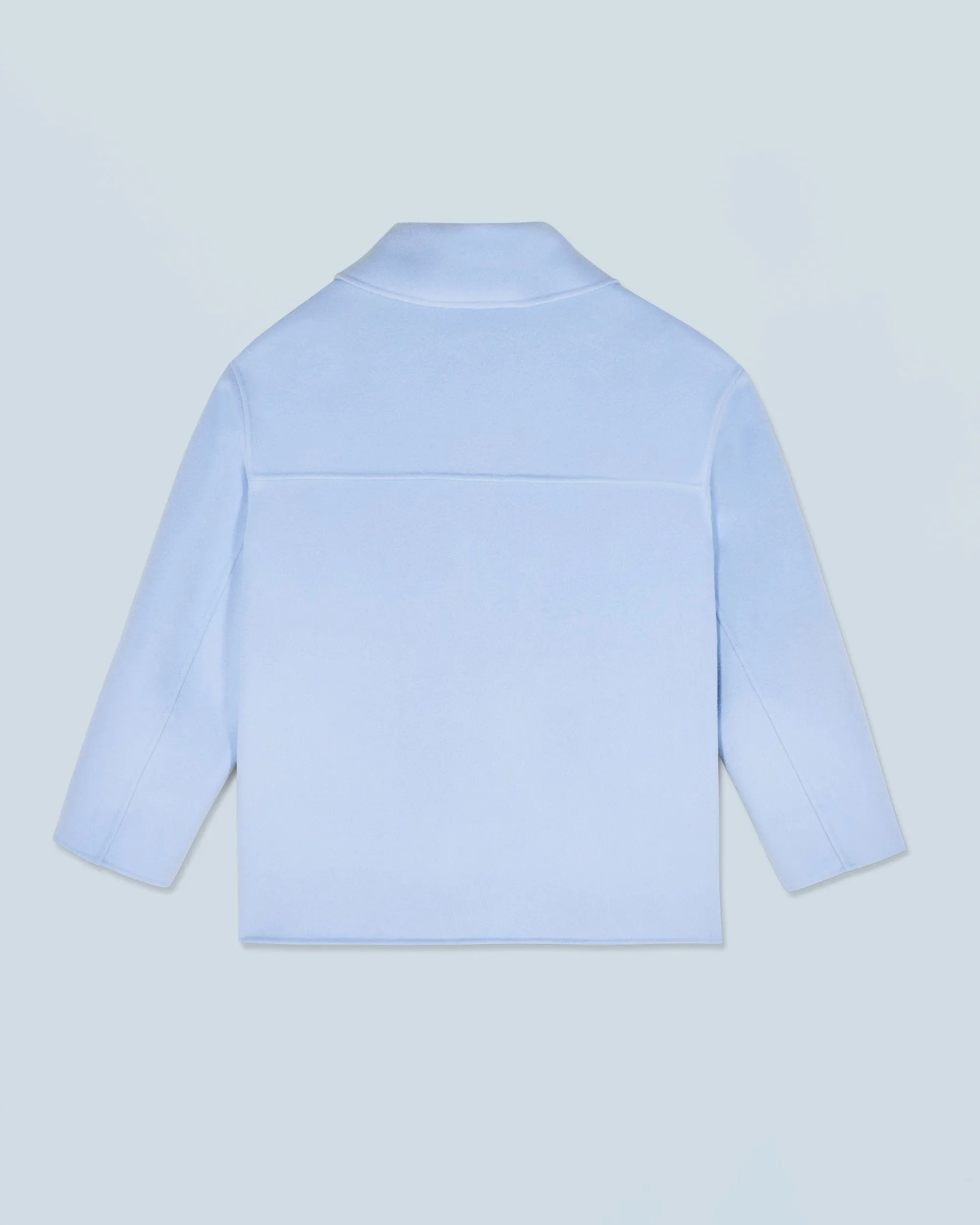 Outerwear Caban Jacket (H24 / WOMEN / Baby Blue / 100% Merino Wool RWS)
