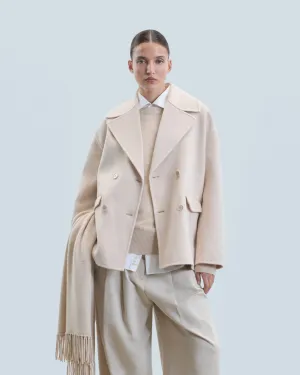 Outerwear Peacoat Jacket (W24 / WOMEN / Sand)