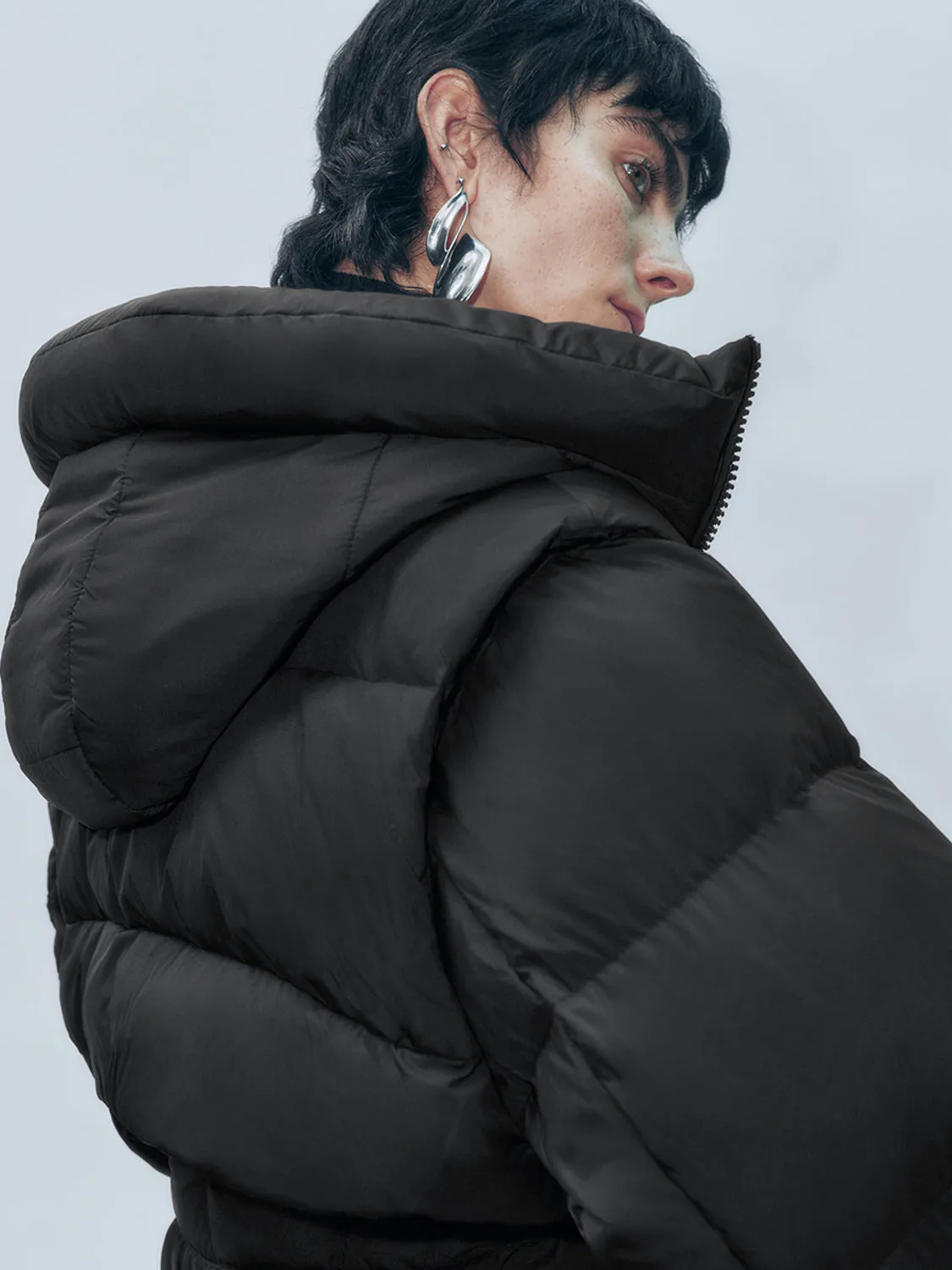 Padded Longline Down Outerwear