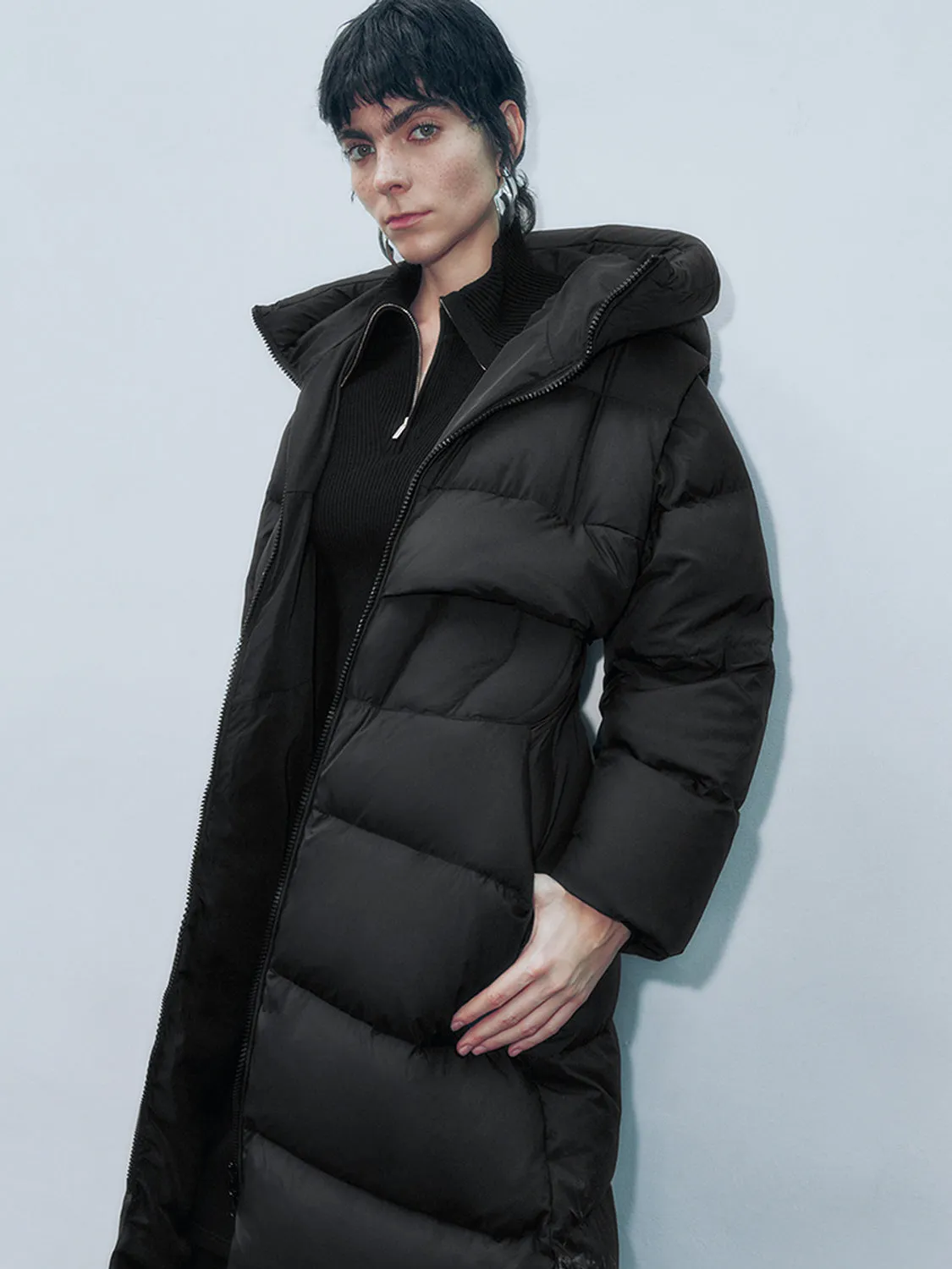 Padded Longline Down Outerwear