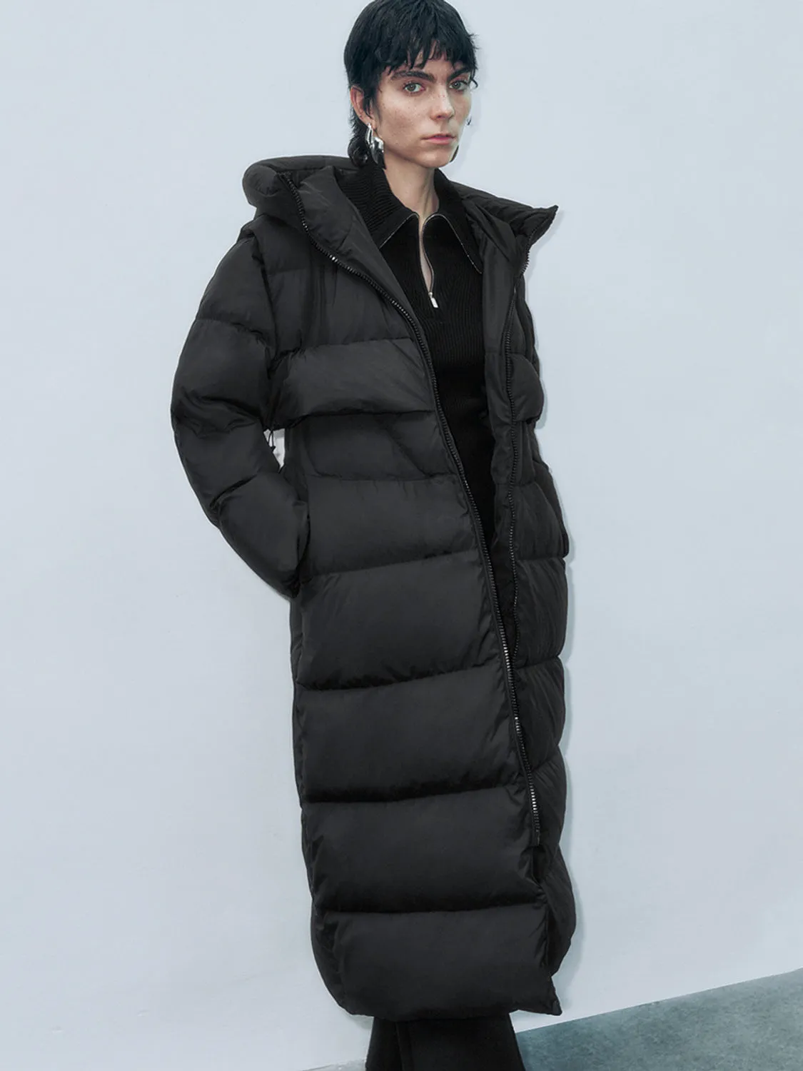 Padded Longline Down Outerwear