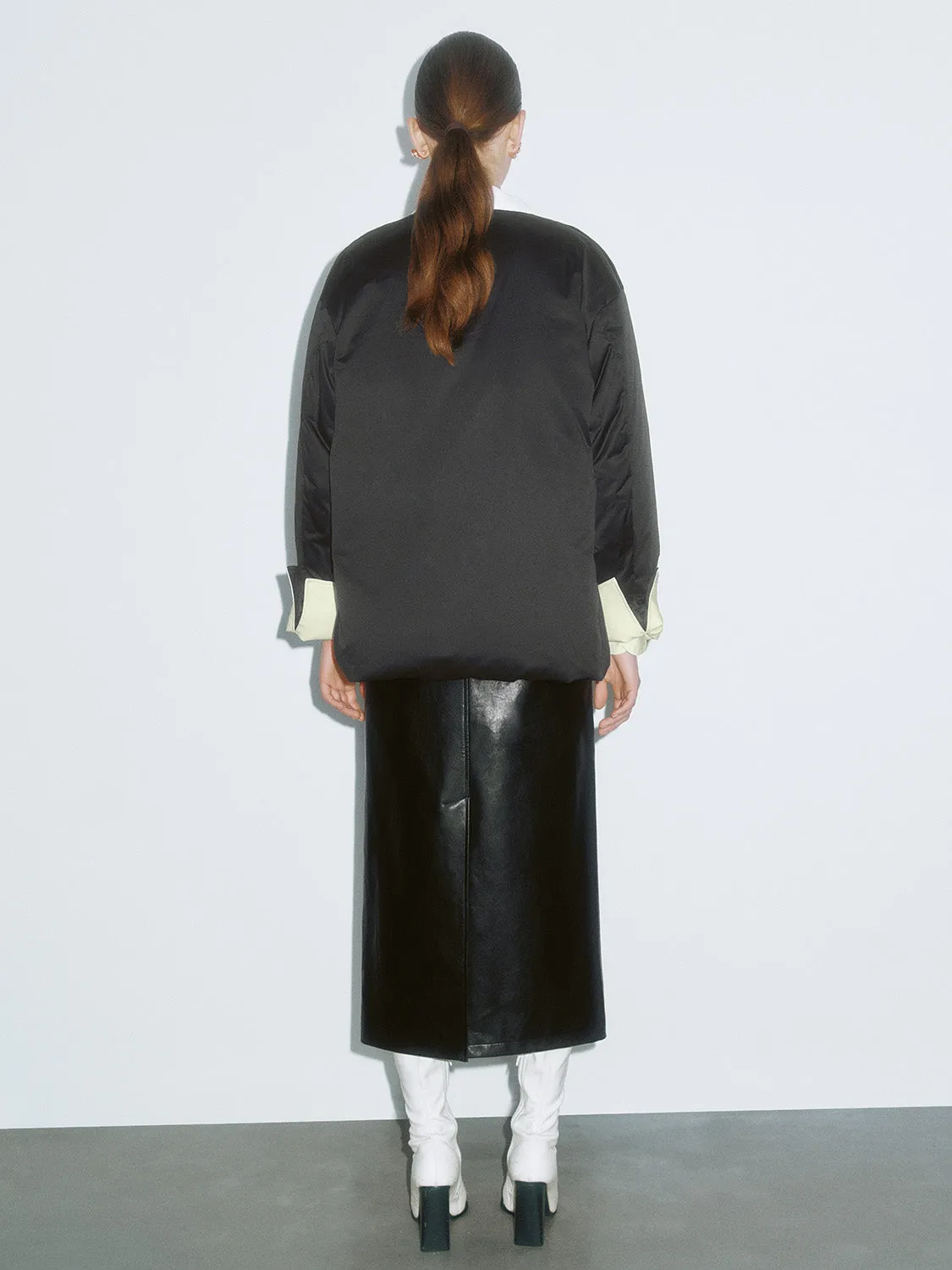 Padded Scarf Down Outerwear
