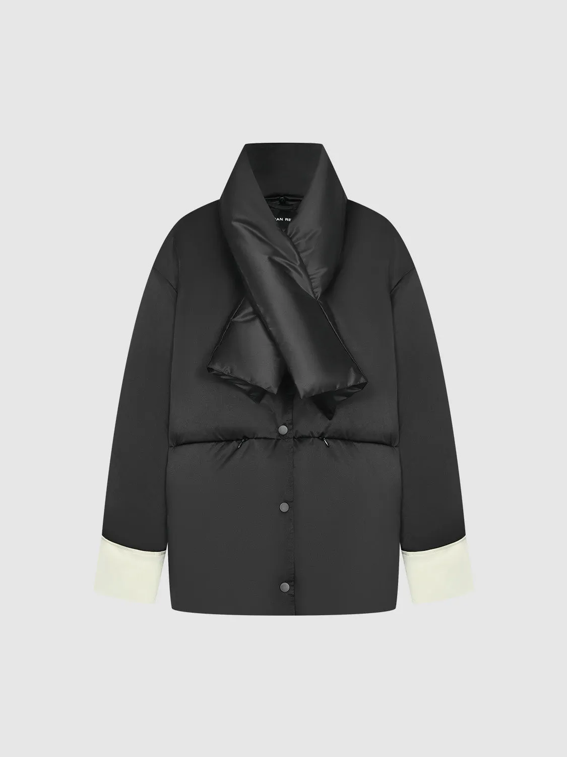 Padded Scarf Down Outerwear