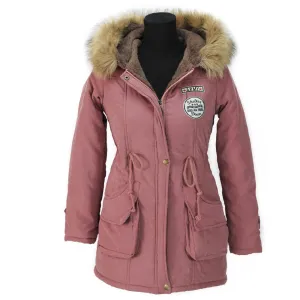 Parkas Jacket Women Coats Female Outerwear Plus Size Casual Long Down Cotton Wadded Lady Woman Fashion Warm