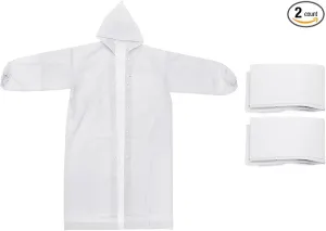 PATIKIL Rain Ponchos, Unisex Survival Raincoats, Reusable Thickened Impermeable Rain Jackets for Hiking Outdoor