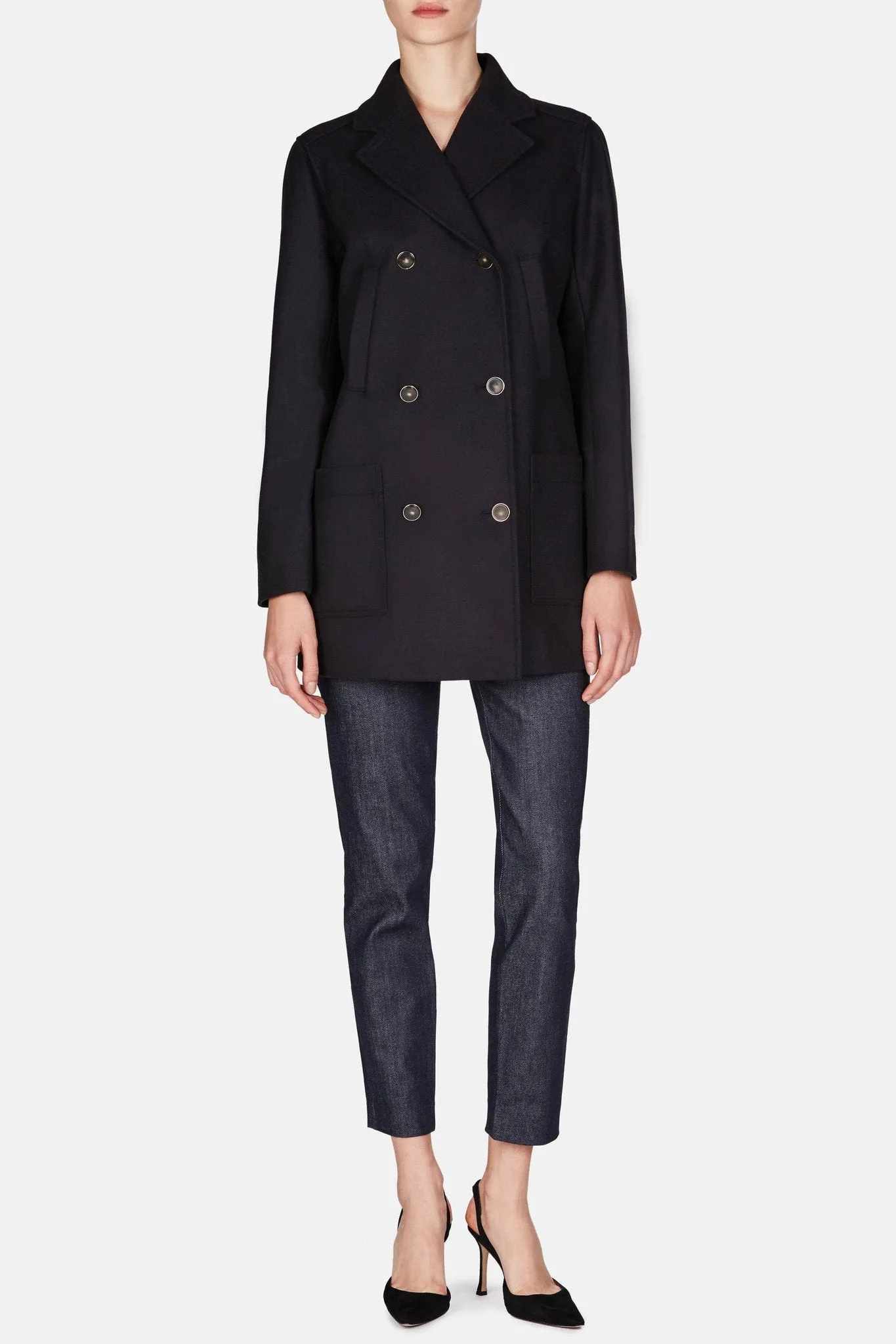 Pea Coat - Dark Navy