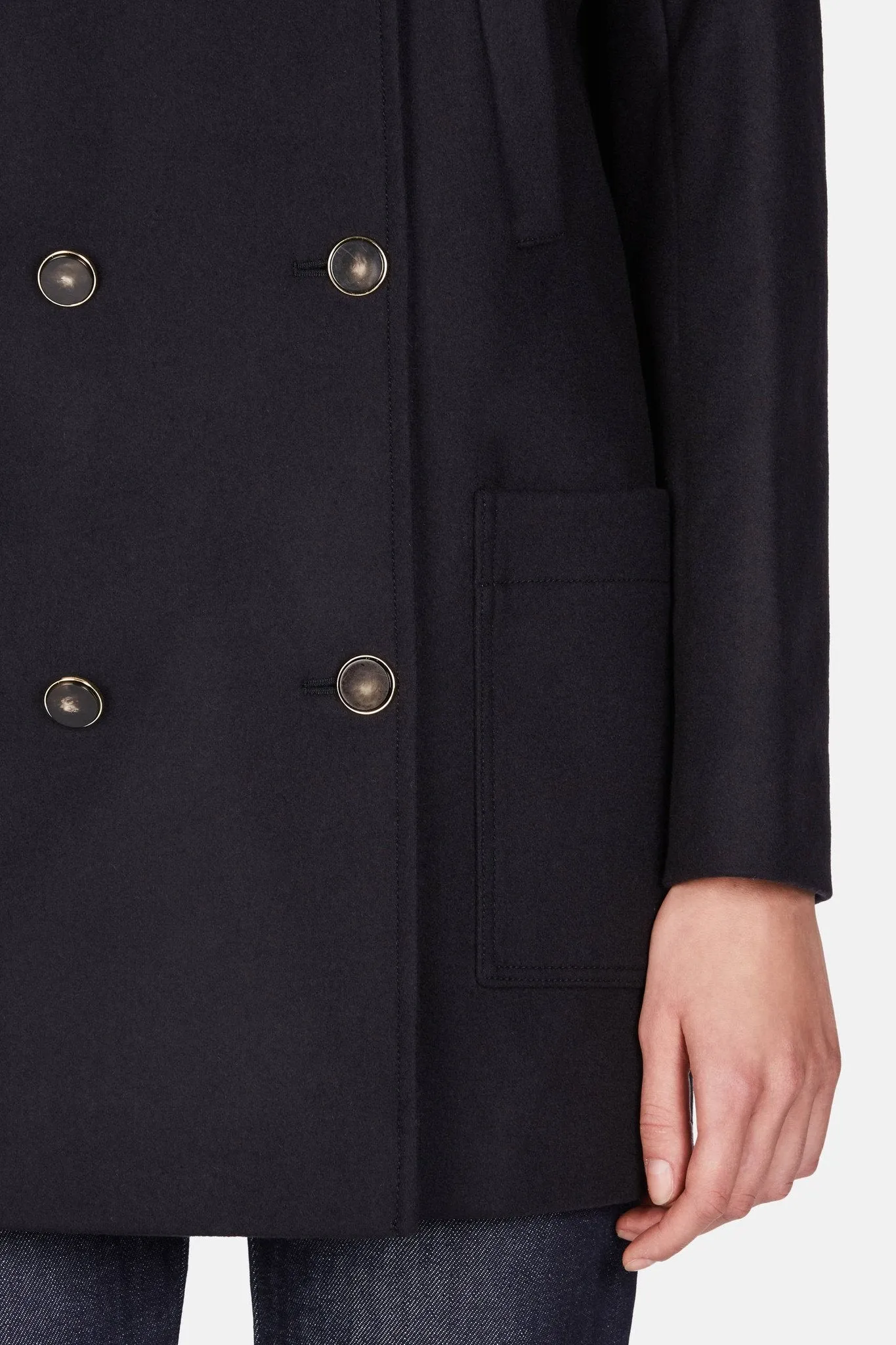Pea Coat - Dark Navy