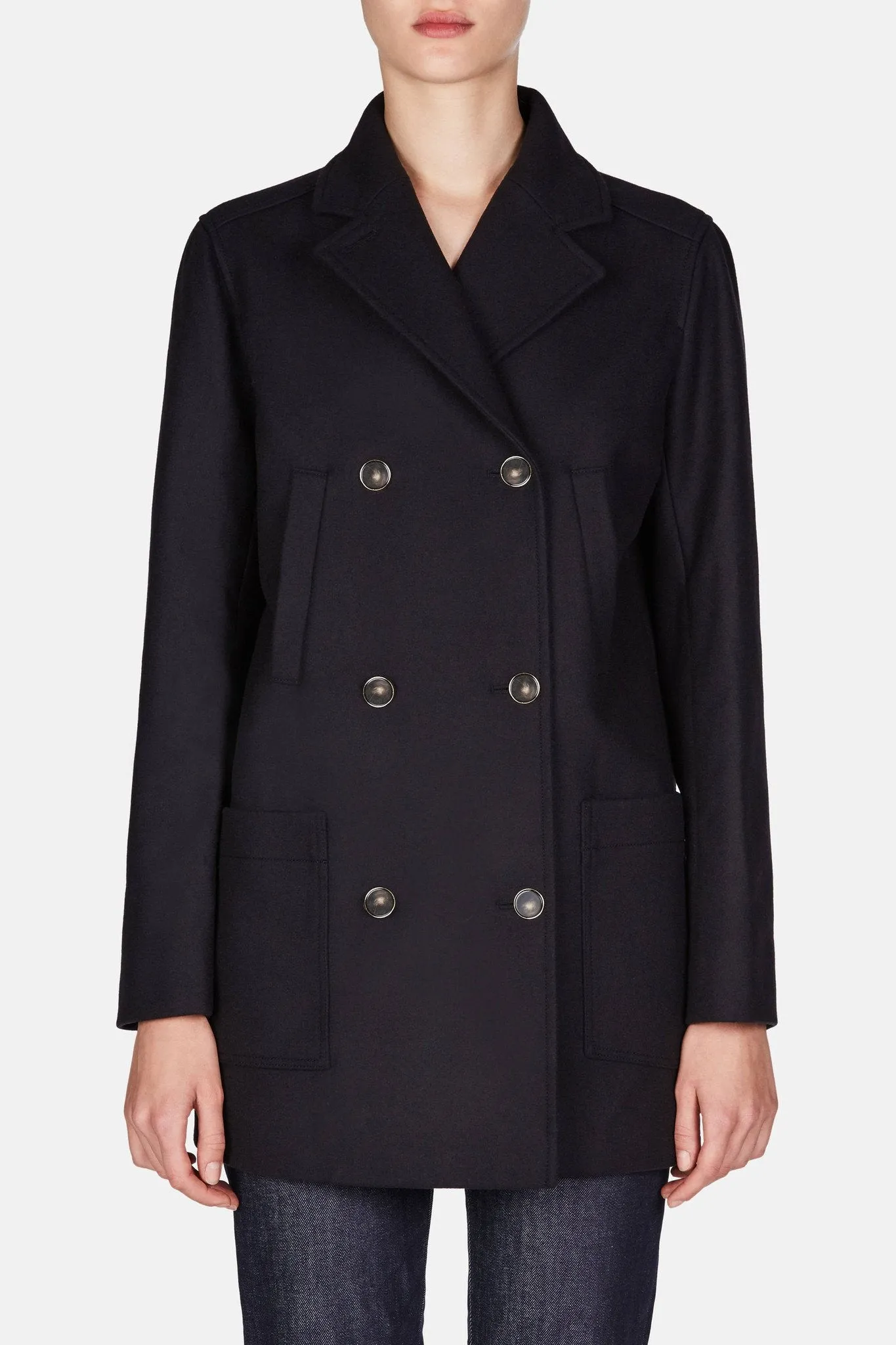 Pea Coat - Dark Navy