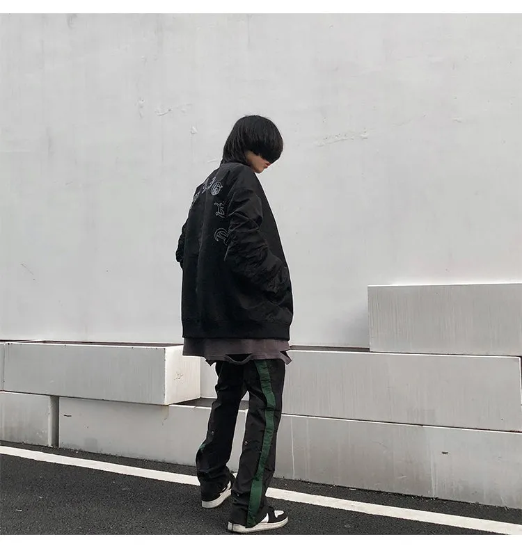 Pleated Bomber Jacket